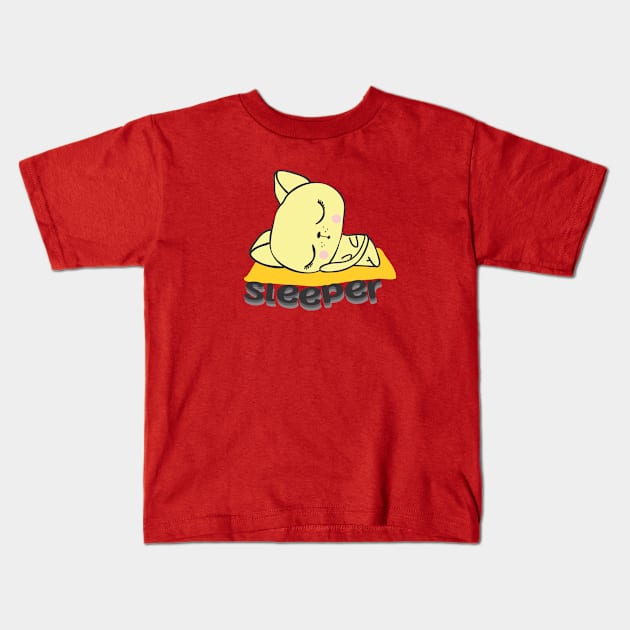 Sleeper Kids T-Shirt by Falfa